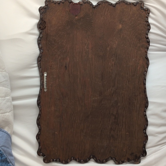 Gorgeous Large Wooden Tiger Plak with Sculpted Sides - Picture 3 of 6